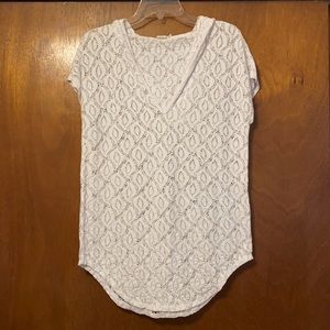 Jordan Taylor Hooded White Beach Coverup